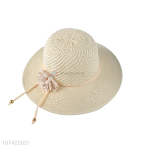 High Sales Fashion Polyester Knitted Hat Summer Sun Hat