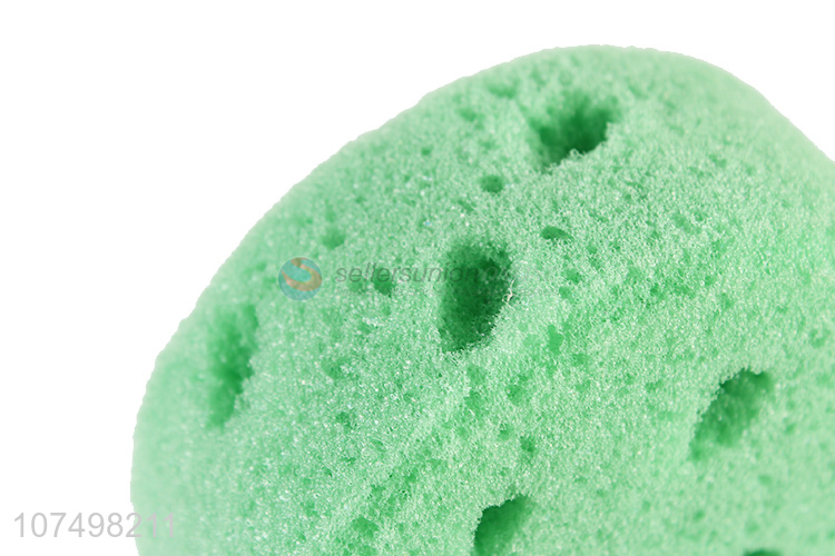 Wholesale cheap round body exfoliating scrub shower sponge