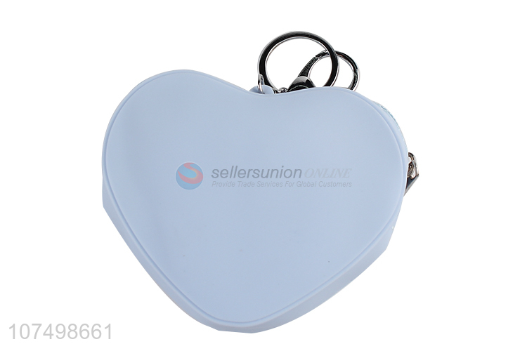 Fashion Design Heart Shape Coin Purse Portable Coin Case