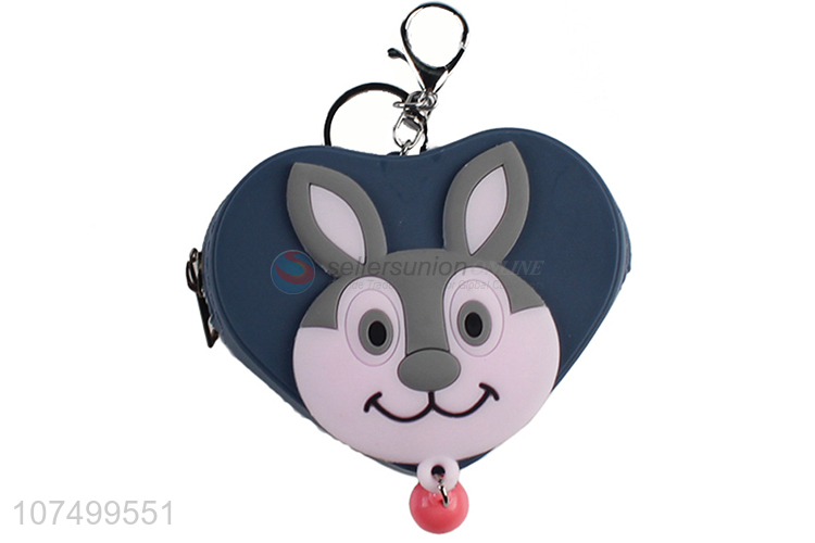 Wholesale Heart Shape Silicone Coin Purse Change Purse