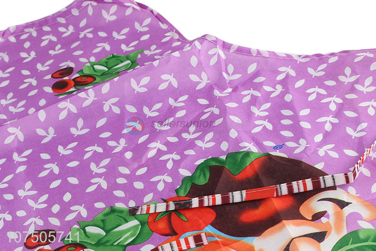 Promotional durable fashionable printing waterproof cooking apron for adults