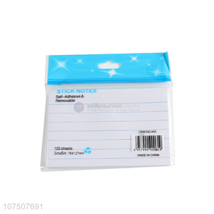 Wholesale Self Adhesive Memo Pads Paper Stick Notes