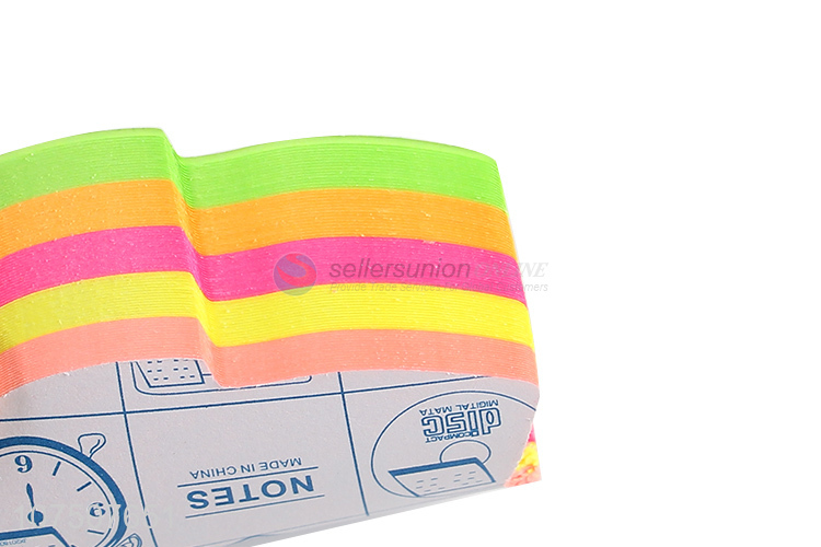 New Design Light Color Leaf Shape Paper Sticky Notes