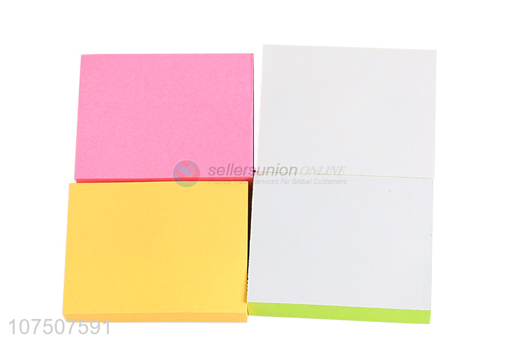 Popular 4 Pieces Light Color Paper Sticky Notes Set