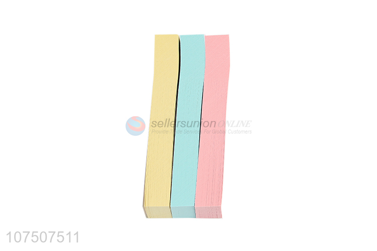 Hot Sale 3 Colors Sticky Notes Paper Memo Pad