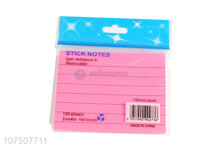 Hot Sale Self Adhesive Colorful Paper Stick Notes