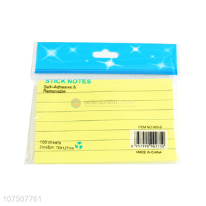 Best Price Light Color Lined Sticky Notes