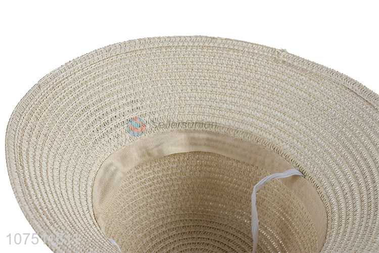 High quality fashion summer sun hat children paper straw hat