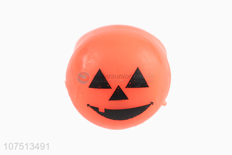 Best selling led flashing pumpkin ring for Halloween party