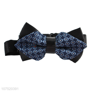 Factory direct sale personalized polyester men's bow tie