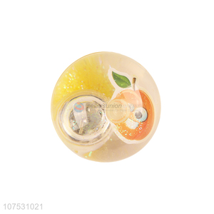 Popular products led flashing glitter bouncing tpu ball with orange card