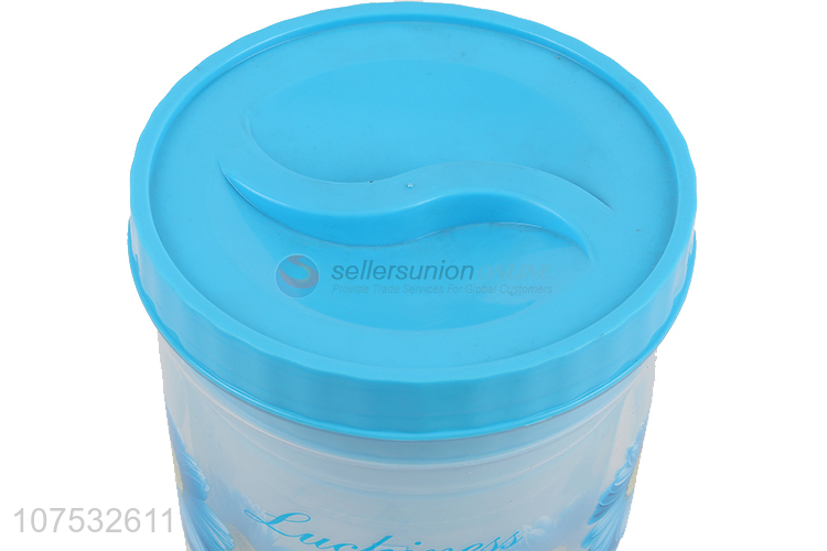 Good Quality Plastic Cylindrical Sealed Jar Set