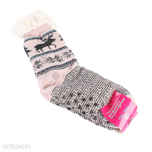 New products ladies winter room floor socks thick socks