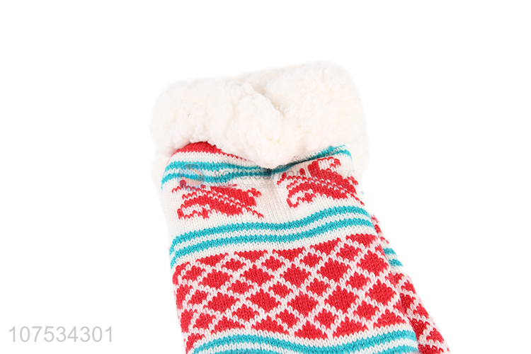 Best selling winter home slippers floor socks for ladies