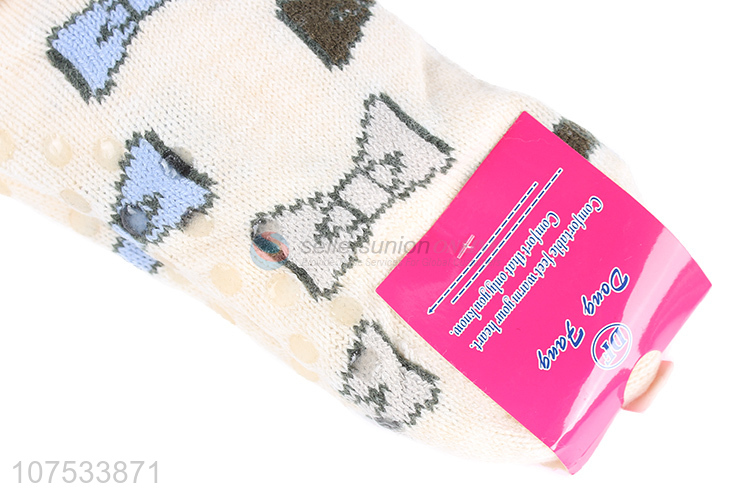 China factory ladies winter room floor socks thick socks