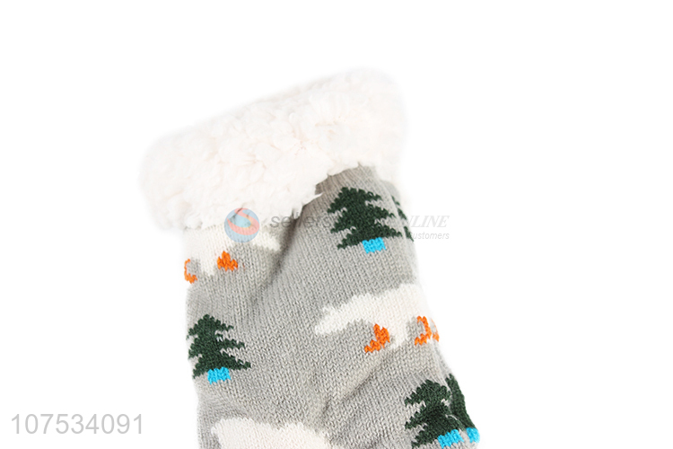 Hot products women indoor socks knitted winter socks