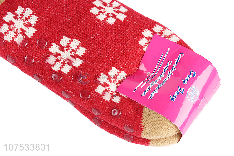 China manufacturer ladies winter warm floor socks home socks