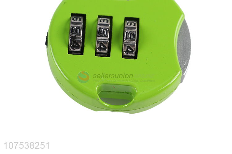 Good Sale 3 Digit Colorful Coded Lock Luggage Lock