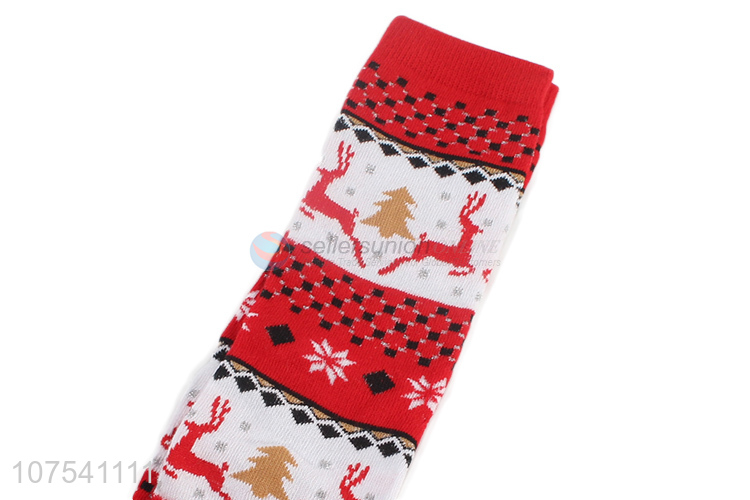 Hot Selling Colorful Christmas Sock Popular Ladies Warm Socks