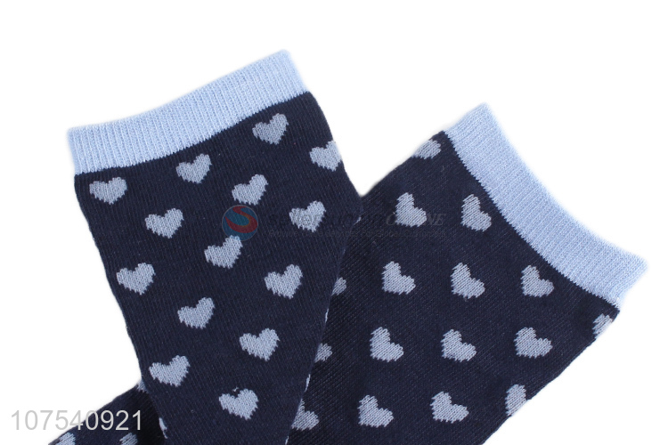 Fashion Heart Pattern Short Socks Ladies Comfortable Socks