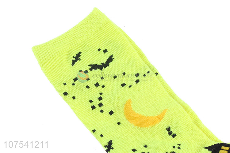 New Design Halloween Crew Socks Fashion Ladies Sock