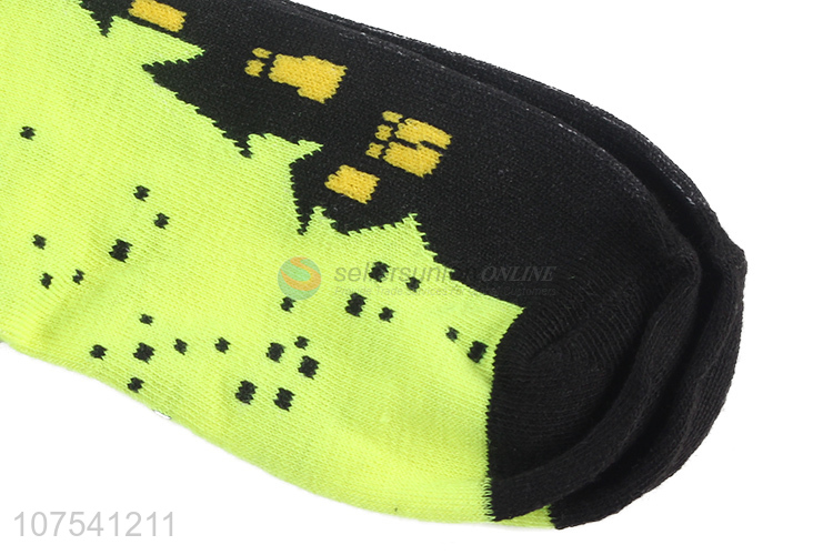 New Design Halloween Crew Socks Fashion Ladies Sock