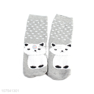 Cartoon Pattern Ladies Socks Comfortable Crew Socks Cotton Socks