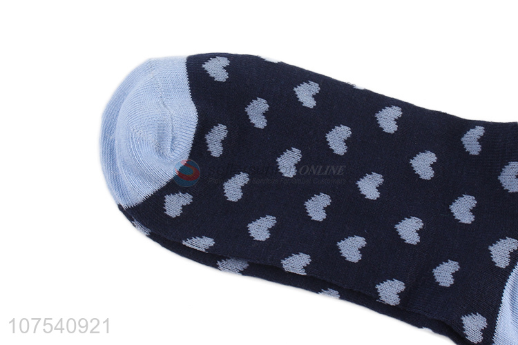 Fashion Heart Pattern Short Socks Ladies Comfortable Socks