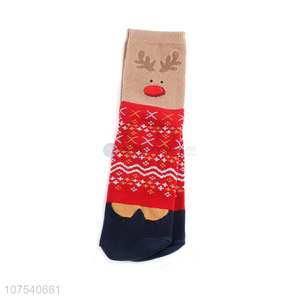 Cartoon Design Colorful Long Socks Fashion Ladies Socks