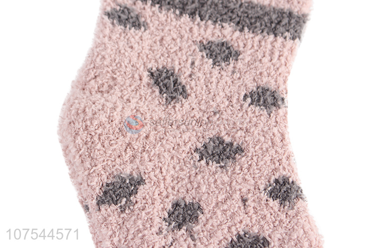 New Fashion Winter Warm Comfortable Socks Half Fleece Socks