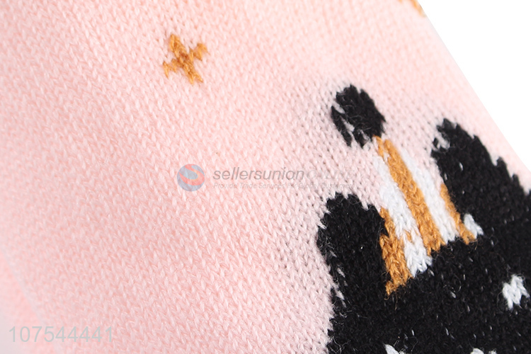 Good Quality Winter Warm Floor Socks Cute Cat Pattern Room Socks