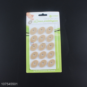 Hot Selling Foot Care Oval Corn Pads Shock Pain Relief Self-Sticking Cushion