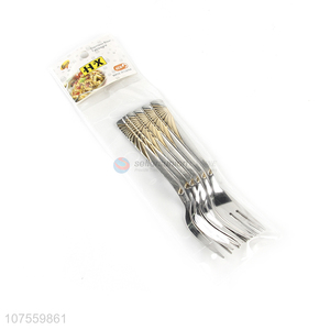 Latest Arrival 201 Stainless Steel Fork Durable Metal Tableware