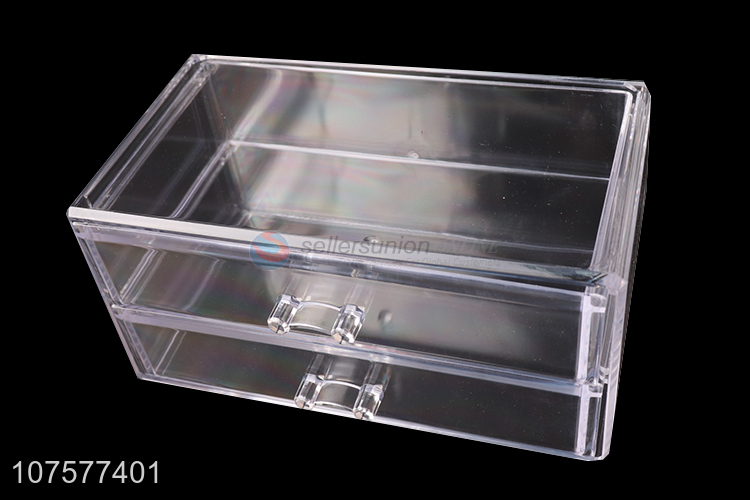 Hot Style Clear Plastic Drawers Cosmetic Organizer Makeup Storage Box