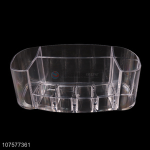 High Quality Transparent Plastic Makeup Storage Box Cosmetic Organizer