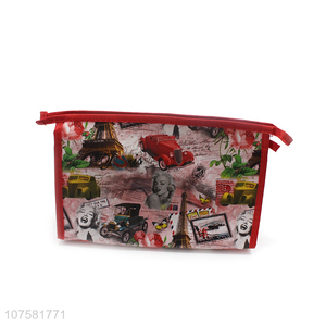 Wholesale portable fashion makeup pouch travel wash bag