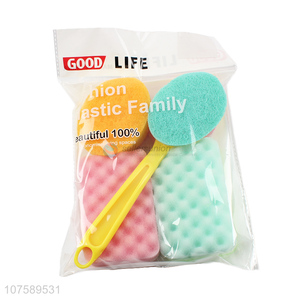 Best Selling Tableware Cleaning Sponge Pan Brush