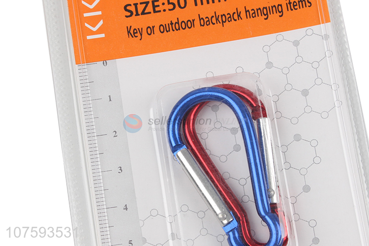 High quality outdoor activities knapsack buckle climbing hook iron carabiner