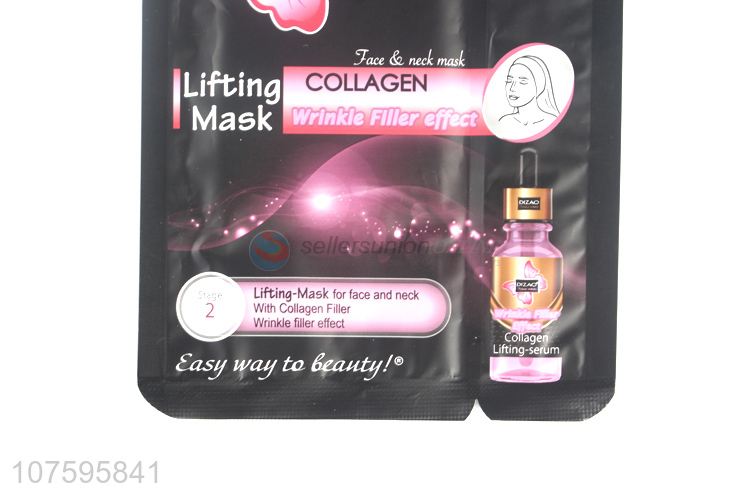 Wholesale Lifting-Mask For Face And Neck With Collagen Filler Wrinkle Filler Effect