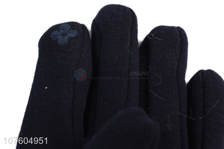 China manufacturer ladies outdoor cycling gloves winter warm driving gloves