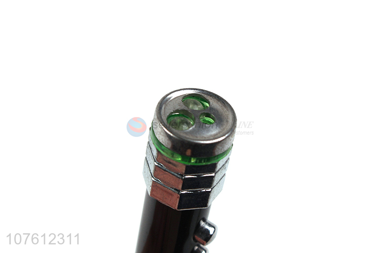 Factory price 3 in 1 red laser pointer pen mini aluminum flashlight with caraniner