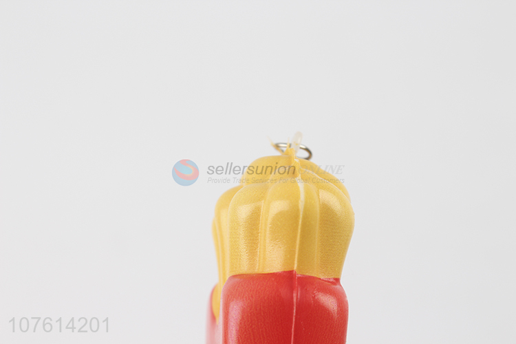 New Design Naughty Expression French Fries Shape Rebound Toy