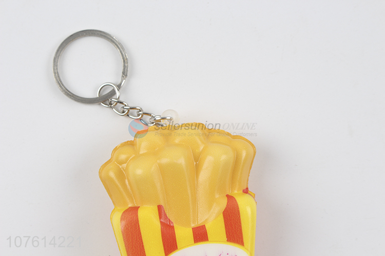 New Creative Cartoon French Fries Shape Rebound Toy