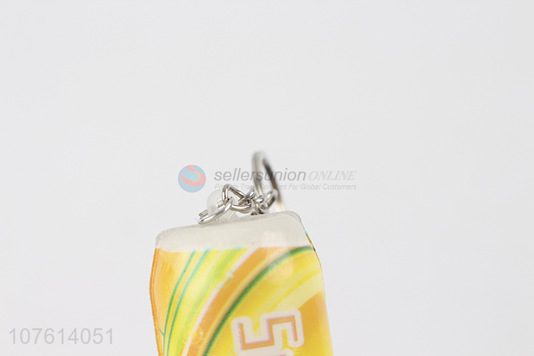 New green apple soda pendant style rebound toy