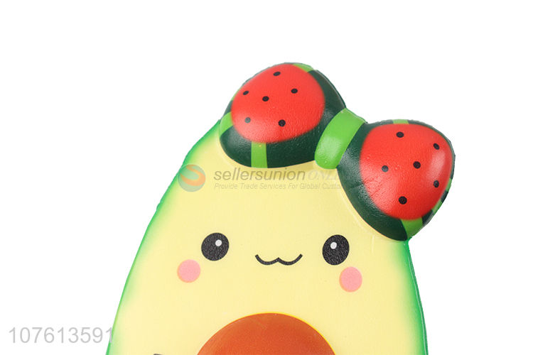 Novel design avocado shape vent toy rebound toy