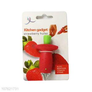 High quality wholesale price kitchen accessories fruit tool strawberry leaf stem remover strawberry huller