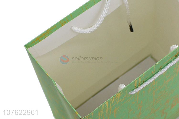 High Quality Gold Hot Stamping Paper Gift Bag For Sale