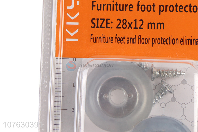 Hot sale clear soft furniture leg protectors table leg covers