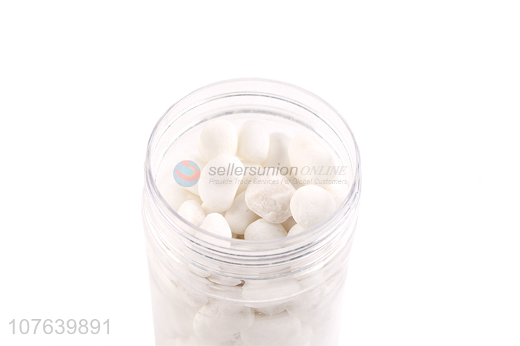 Hot sale 10-12mm bonsai decoration white stone