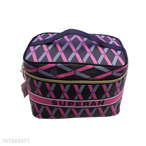 Custom Professional Makeup Bag Ladies Cosmetic Bag With Handle